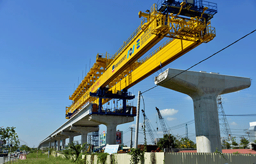 Xuất hiện dáng vẻ đầu tiên của tuyến Metro số 1 ở Sài Gòn